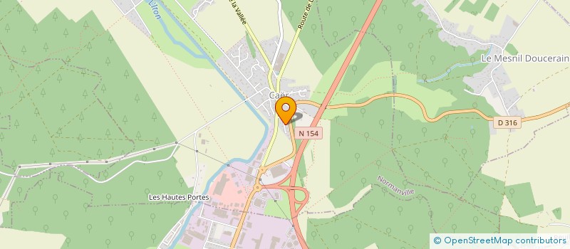 localisation de l'entreprise HBNM  NORMANVILLE