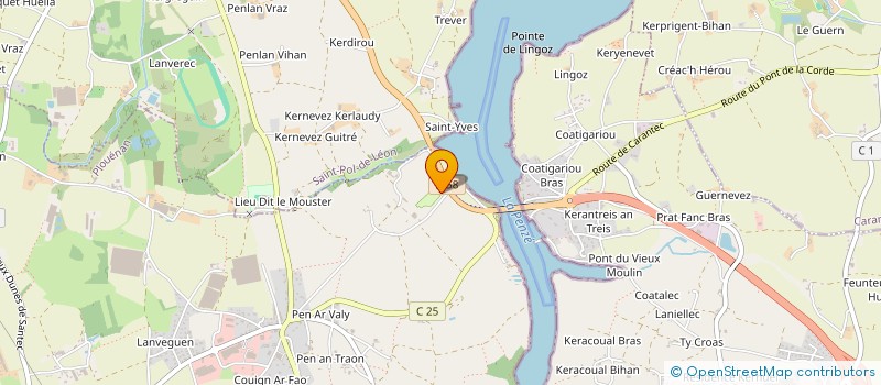 localisation de l'entreprise HBNSHB  PLOUENAN