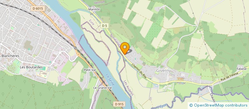 localisation de l'entreprise HBO CONSULTING  GIVERNY