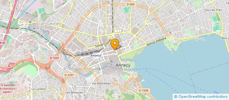 localisation de l'entreprise HBO INVESTMENT à ANNECY