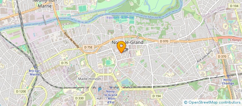 localisation de l'entreprise HBO SERVICES à NOISY-LE-GRAND