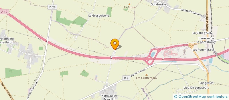 localisation de l'entreprise HBP  BEAUNE-LA-ROLANDE