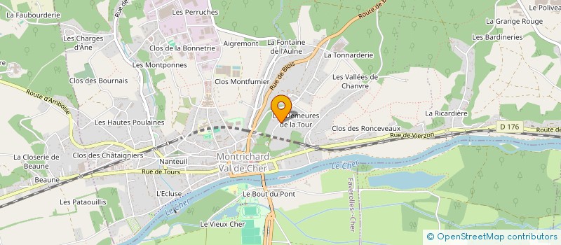 localisation de l'entreprise HBP  MONTRICHARD-VAL-DE-CHER