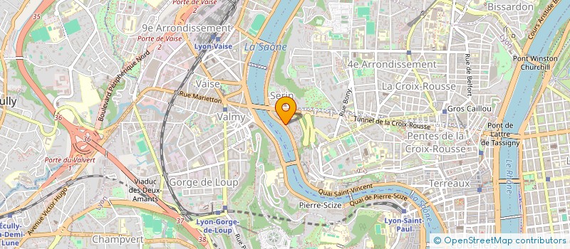 localisation de l'entreprise HBP IMMO  LYON