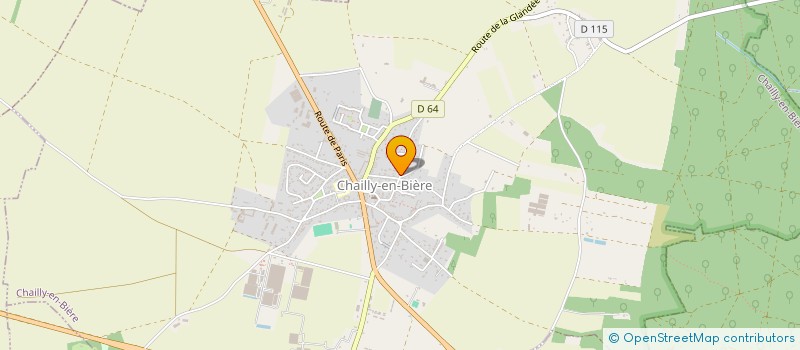 localisation de l'entreprise HBPM à CHAILLY-EN-BIERE