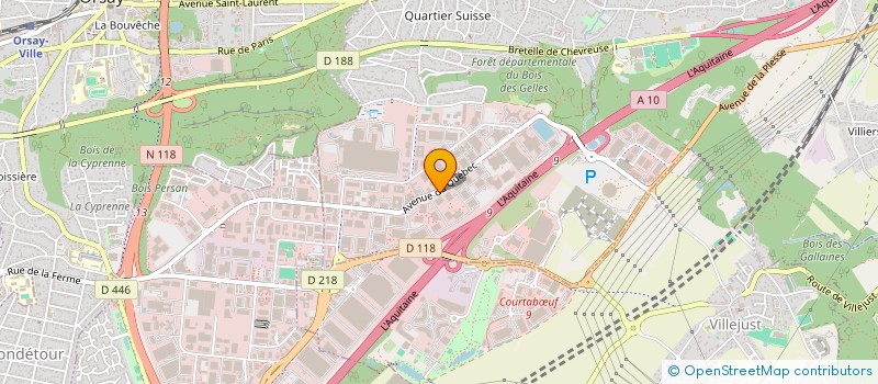 localisation de l'entreprise HBPS à VILLEBON-SUR-YVETTE