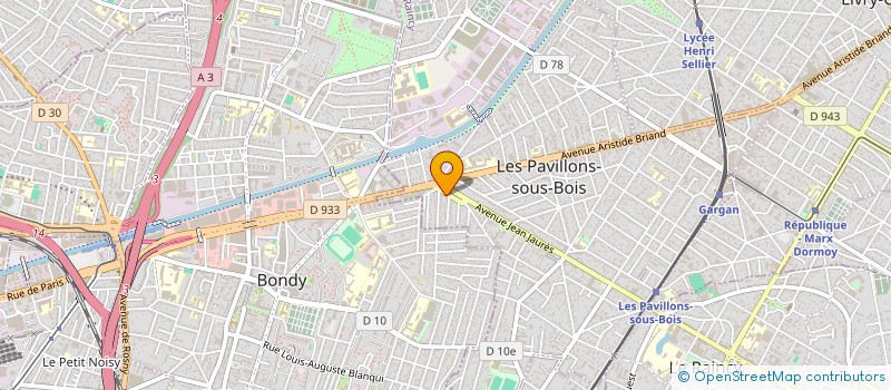 localisation de l'entreprise HBR à LES PAVILLONS-SOUS-BOIS