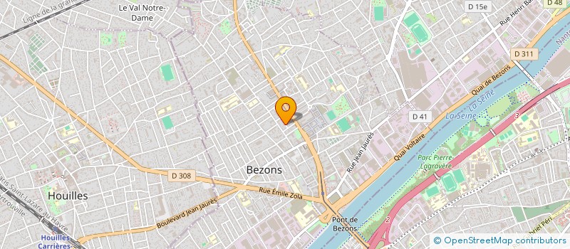 localisation de l'entreprise HBR à BEZONS