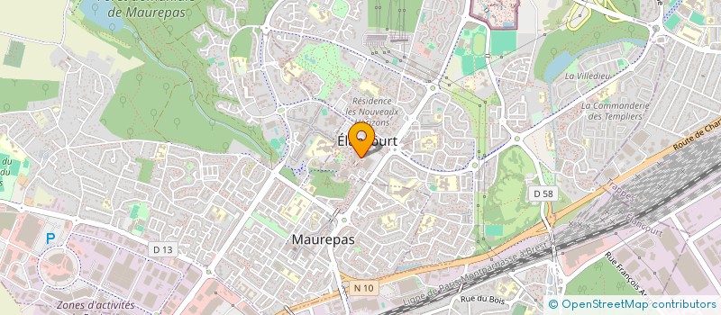 localisation de l'entreprise HBR  ELANCOURT