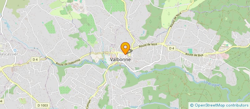 localisation de l'entreprise HBS à VALBONNE