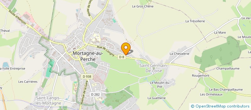 localisation de l'entreprise HBS à MORTAGNE-AU-PERCHE