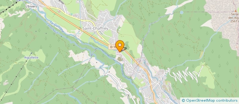 localisation de l'entreprise HBS  SAINT-CHAFFREY