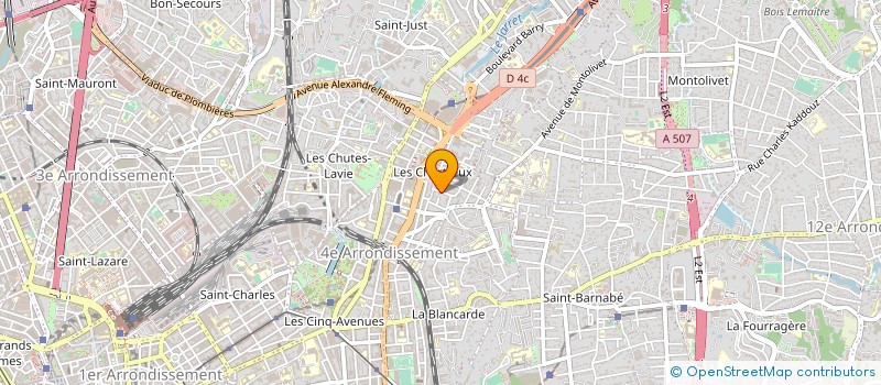 localisation de l'entreprise HBS CREATIONS à MARSEILLE