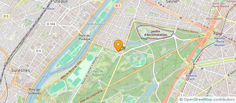 localisation de l'entreprise HBS - HOLDING BLOT SERVICES à NEUILLY-SUR-SEINE