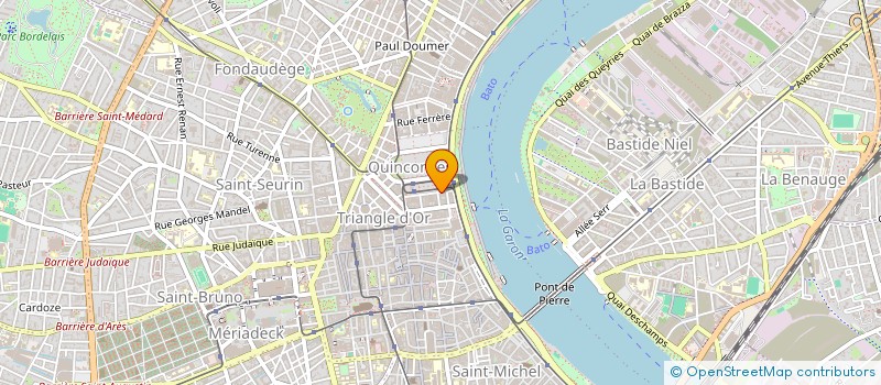 localisation de l'entreprise HBS PARTENAIRES  BORDEAUX