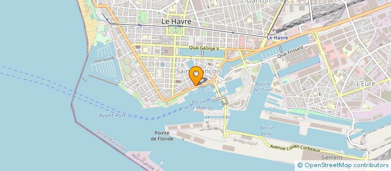 localisation de l'entreprise HBS RENOVATION  LE HAVRE