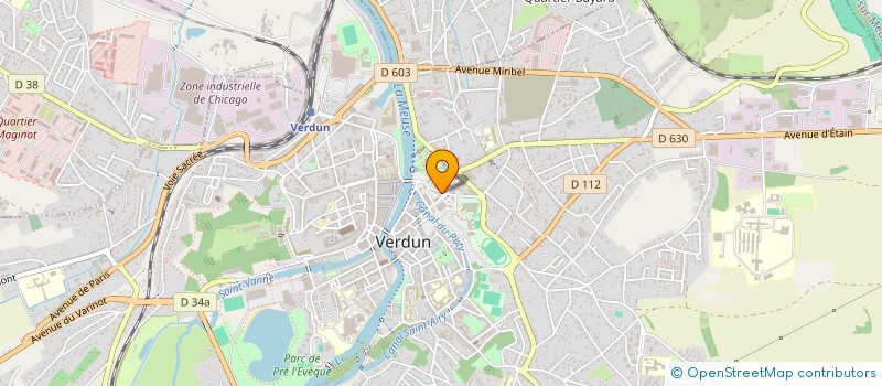 localisation de l'entreprise HBS SARL à VERDUN