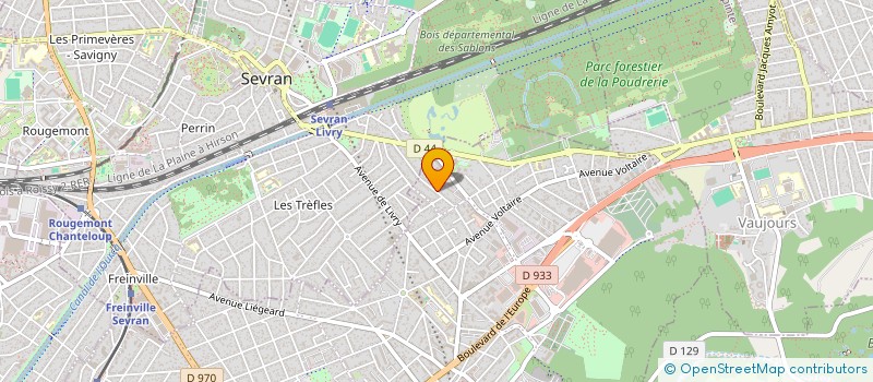 localisation de l'entreprise HBS SERVICES à LIVRY-GARGAN