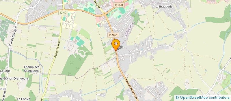 localisation de l'entreprise HBSD à CHATEAUROUX