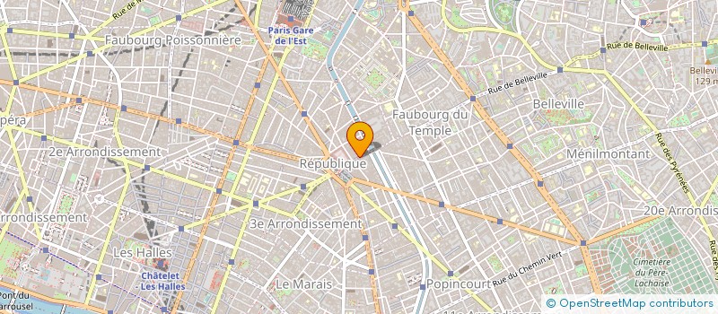 localisation de l'entreprise HBT  PARIS 10