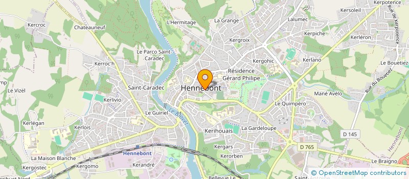 localisation de l'entreprise HBT  HENNEBONT