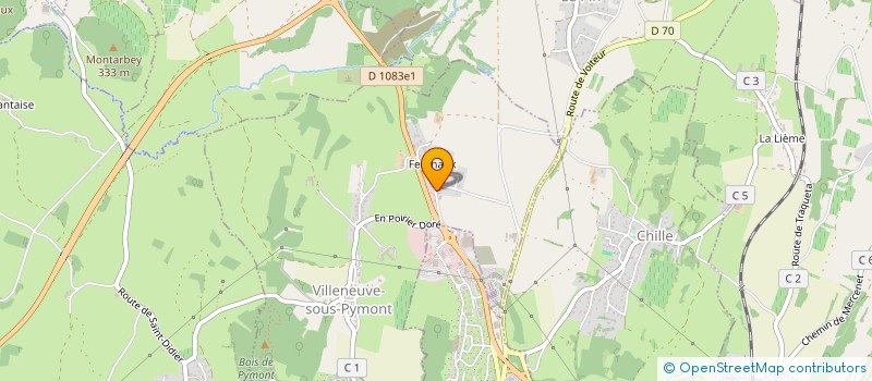 localisation de l'entreprise HBT CONCEPT  VILLENEUVE-SOUS-PYMONT