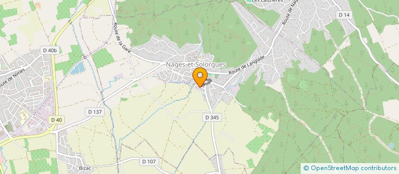 localisation de l'entreprise HBT HABITAT  NAGES-ET-SOLORGUES