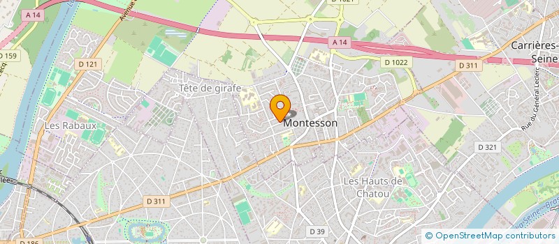 localisation de l'entreprise HBT IMMOBILIER  MONTESSON