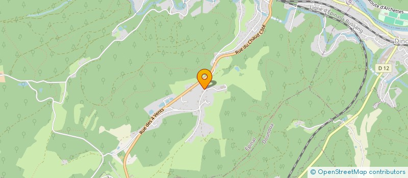 localisation de l'entreprise HBTP  EPINAL