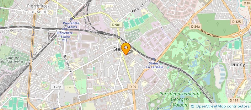 localisation de l'entreprise HBTR LOGISTICS à STAINS