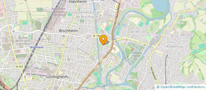 localisation de l'entreprise HBV ECOCONFORT à BISCHHEIM