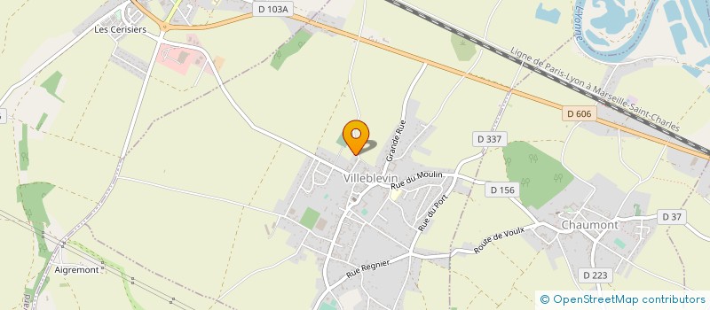 localisation de l'entreprise HBVS SERVICES à VILLEBLEVIN
