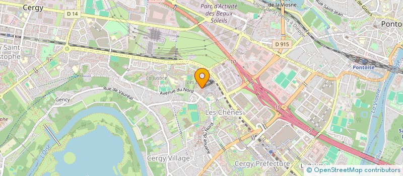 localisation de l'entreprise HBY IMMO  CERGY