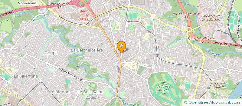 localisation de l'entreprise HBZ IMMO  NANTES