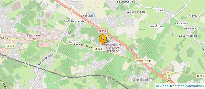 localisation de l'entreprise HC 44  HAUTE-GOULAINE