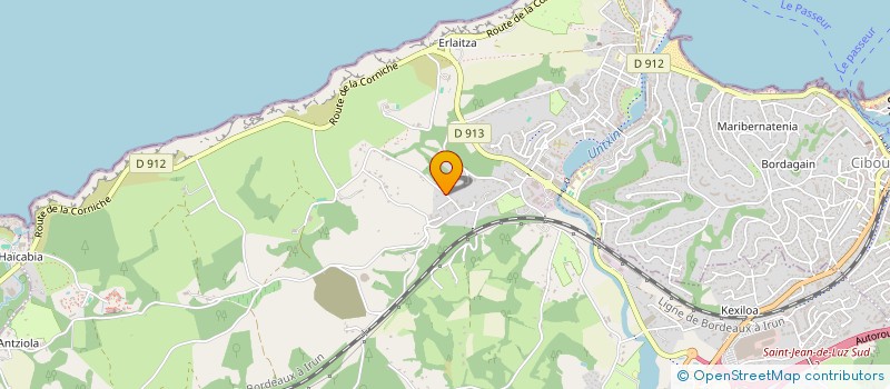 localisation de l'entreprise HC  URRUGNE