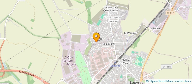 localisation de l'entreprise HC.ADMIN  PUISEUX-EN-FRANCE