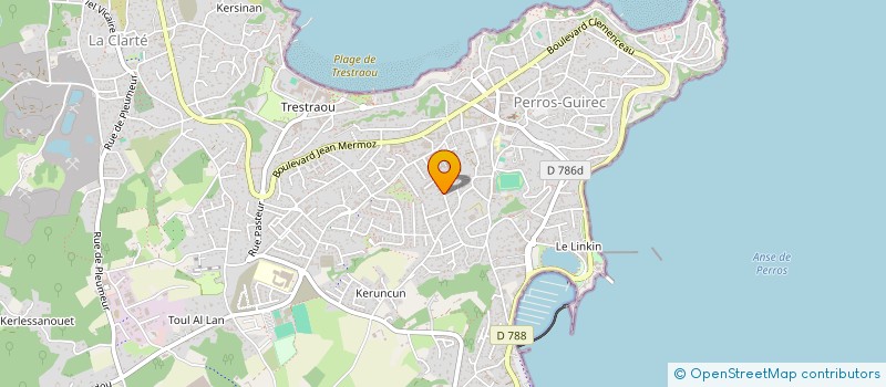 localisation de l'entreprise HC AGENCEMENT à PERROS-GUIREC