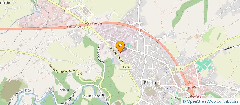 localisation de l'entreprise HC ARMOR à PLERIN