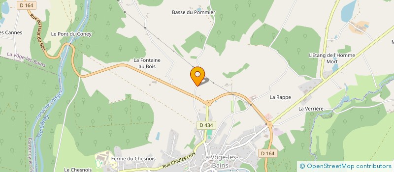 localisation de l'entreprise HC AUTO  LA VOGE-LES-BAINS