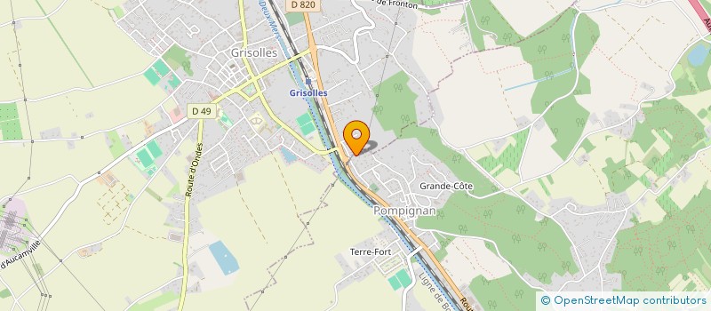 localisation de l'entreprise HC AVIATION SOLUTIONS  POMPIGNAN