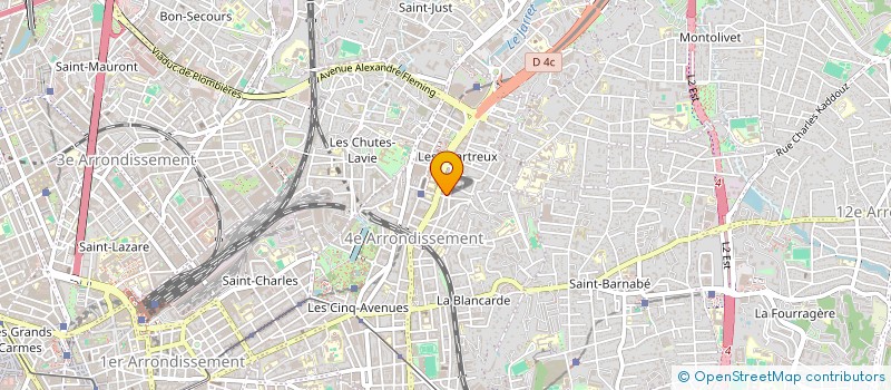 localisation de l'entreprise HC BURGER FRAIS à MARSEILLE