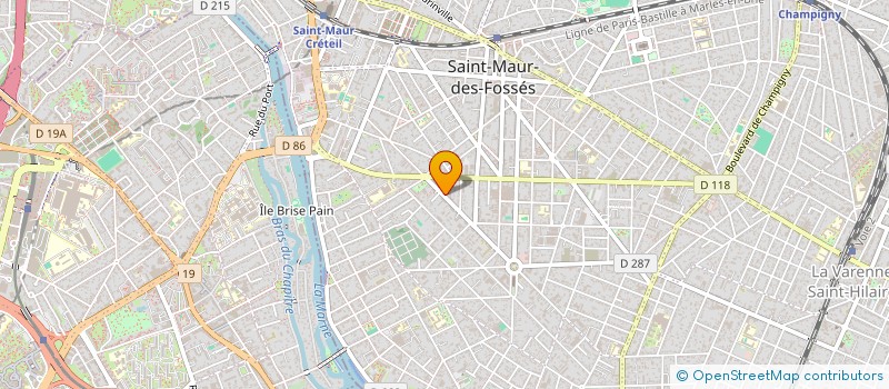 localisation de l'entreprise HC BUSINESS  CRETEIL