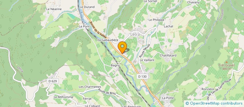 localisation de l'entreprise HC CARROSSERIE  LETRA