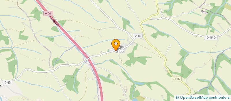 localisation de l'entreprise HC CONSULT  GIBEL