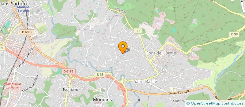 localisation de l'entreprise HC CONSULTING à MOUGINS
