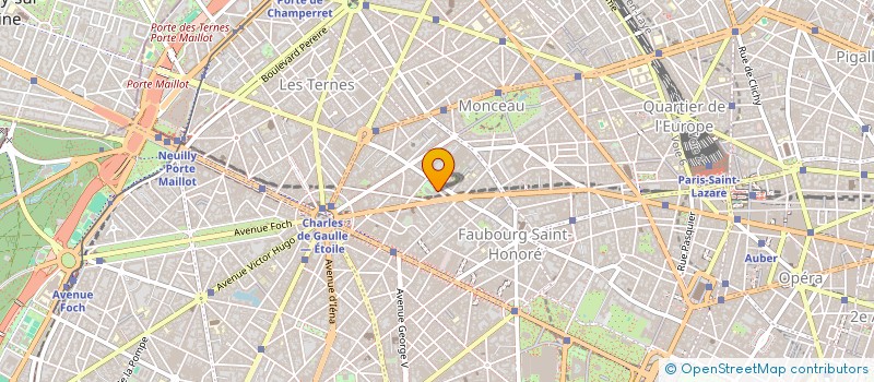 localisation de l'entreprise HC CORP  PARIS