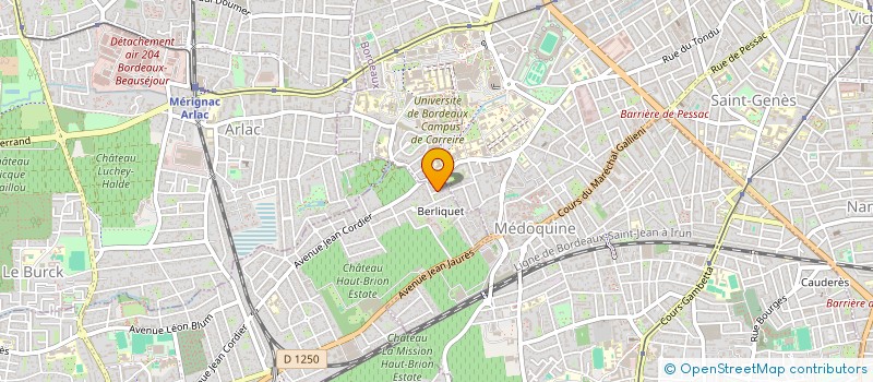 localisation de l'entreprise HC COUSINS  PESSAC