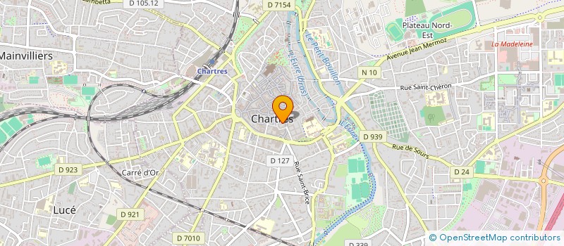 localisation de l'entreprise HC DIET à CHARTRES