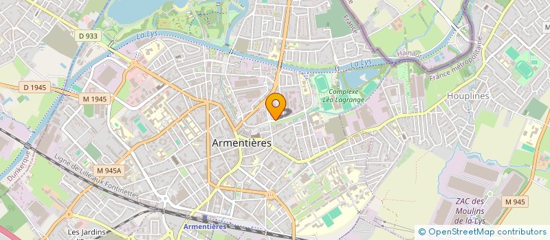 localisation de l'entreprise HC & E IMMOBILIER  ARMENTIERES